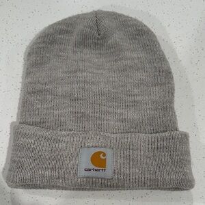 Carhartt Heather Oatmeal colored beanie